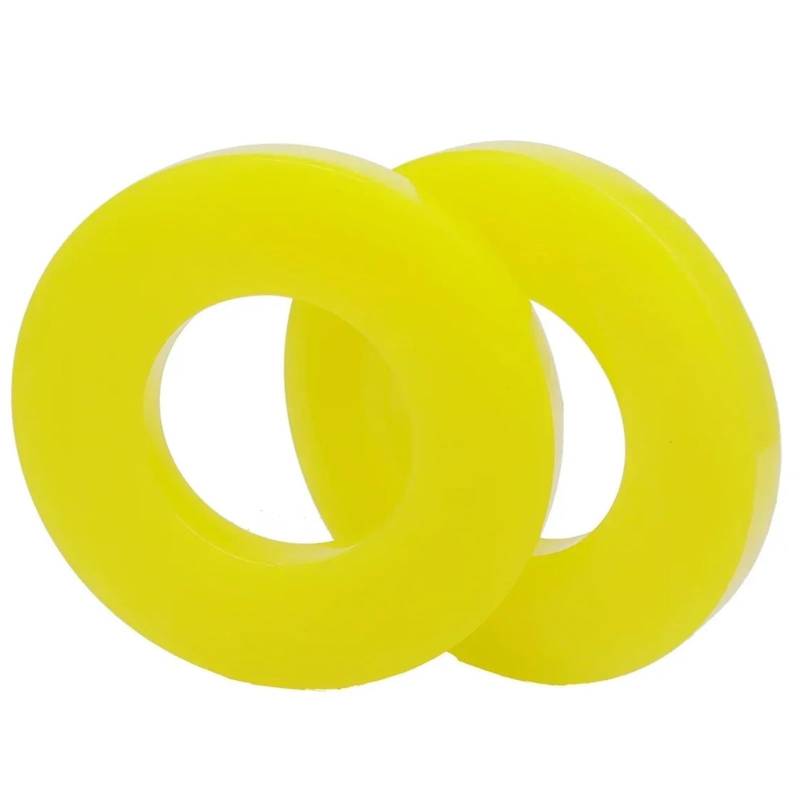 2 STÜCKE Automotive Sound Trittschalldämmung Pad Stoßdämpfer Top Mount Turm Gummibuchse Suspension Schock Lagerstück(2pc-Yellow) von Chenhj