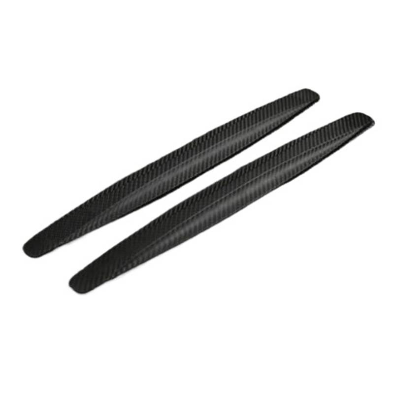 2 Stück Auto Stoßstangenschutz Streifen Antikollision Schutzstreifen Vorne Hinten Kratzschutz Crash Blade Autozubehör For Auto(Black) von Chenhj