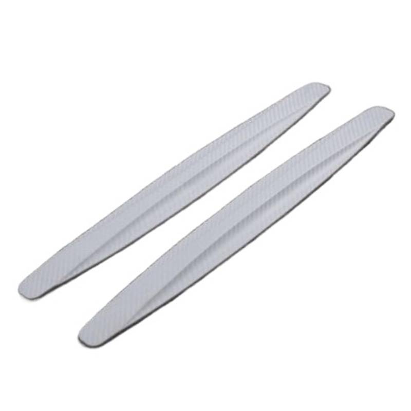 2 Stück Auto Stoßstangenschutz Streifen Antikollision Schutzstreifen Vorne Hinten Kratzschutz Crash Blade Autozubehör For Auto(Gray) von Chenhj