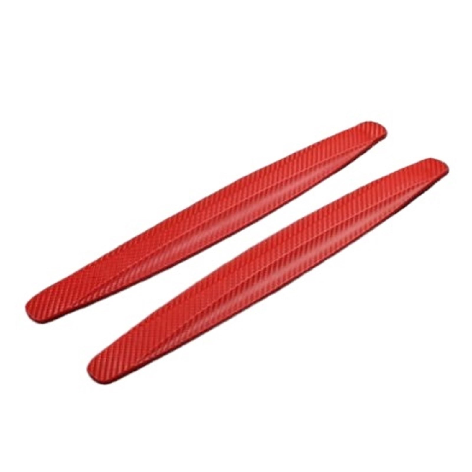 2 Stück Auto Stoßstangenschutz Streifen Antikollision Schutzstreifen Vorne Hinten Kratzschutz Crash Blade Autozubehör For Auto(Red) von Chenhj