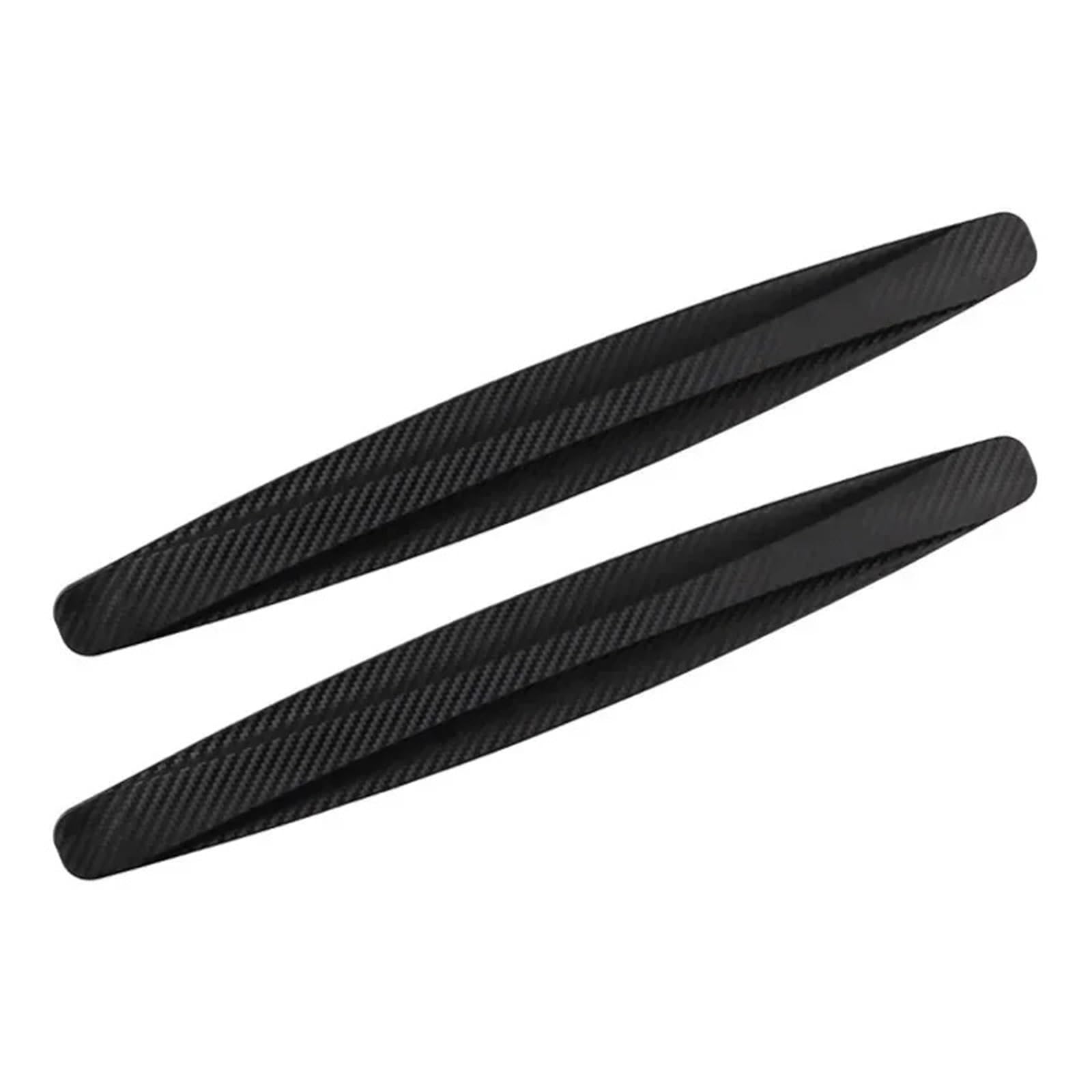 2 Stücke Auto Stoßstangenschutz Streifen Schutz Eckenschutz Streifen Kratzschutz Crash Blade Antikollision Auto Zubehör(1 Pair Black) von Chenhj