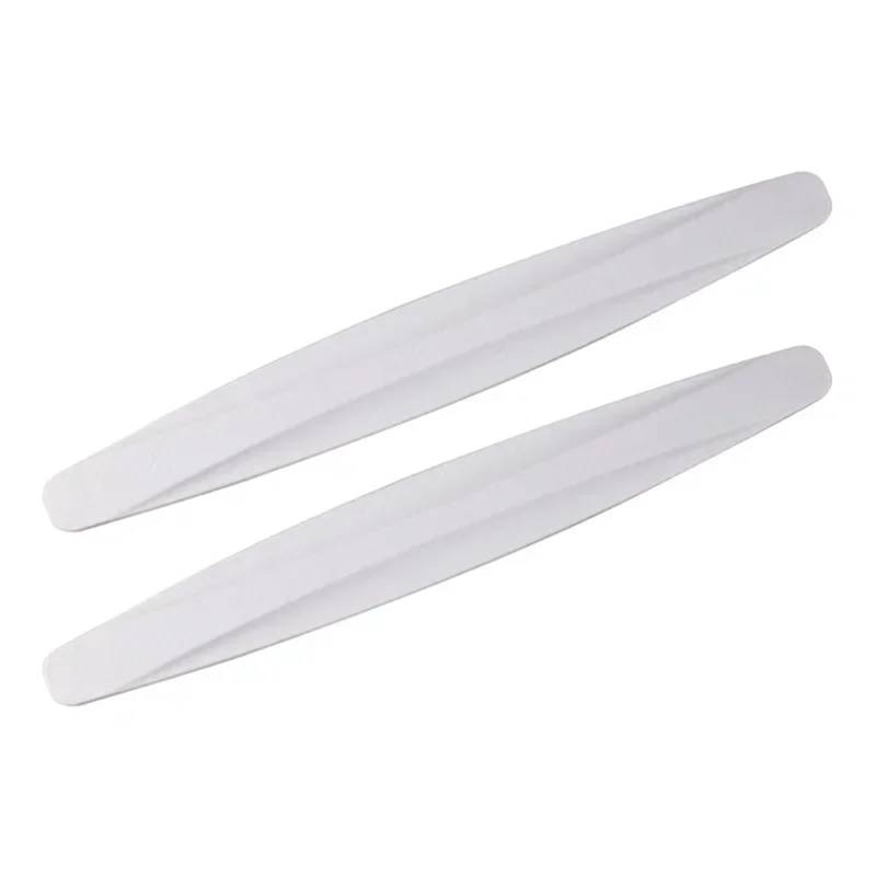 2 Stücke Auto Stoßstangenschutz Streifen Schutz Eckenschutz Streifen Kratzschutz Crash Blade Antikollision Auto Zubehör(1 Pair White) von Chenhj