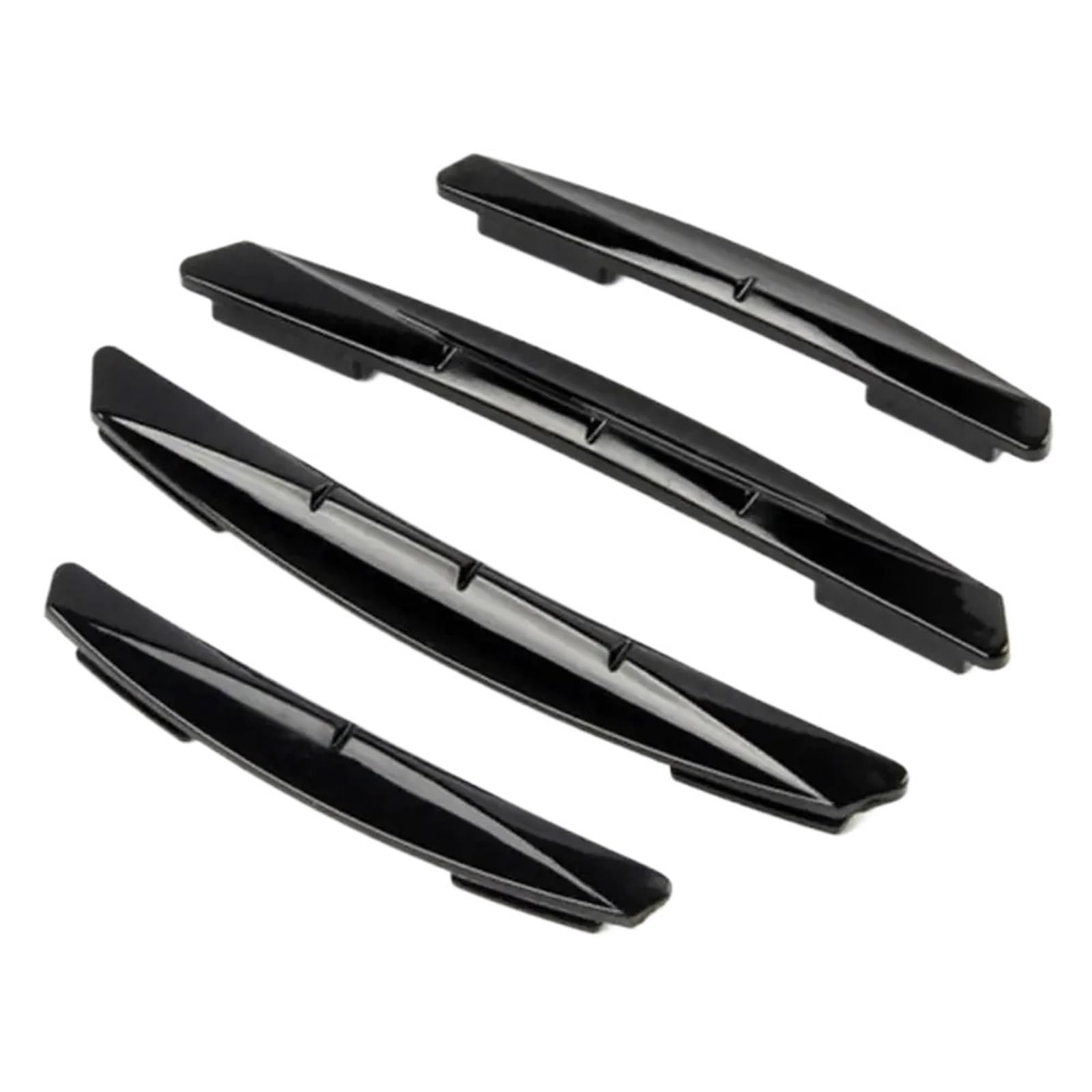 4Pcs Auto Aufkleber Tür Rand Guards Trim Molding Schutz Streifen Scratch Protector Auto Crash Barrieren Tür Schutz Kollision(Black) von Chenhj