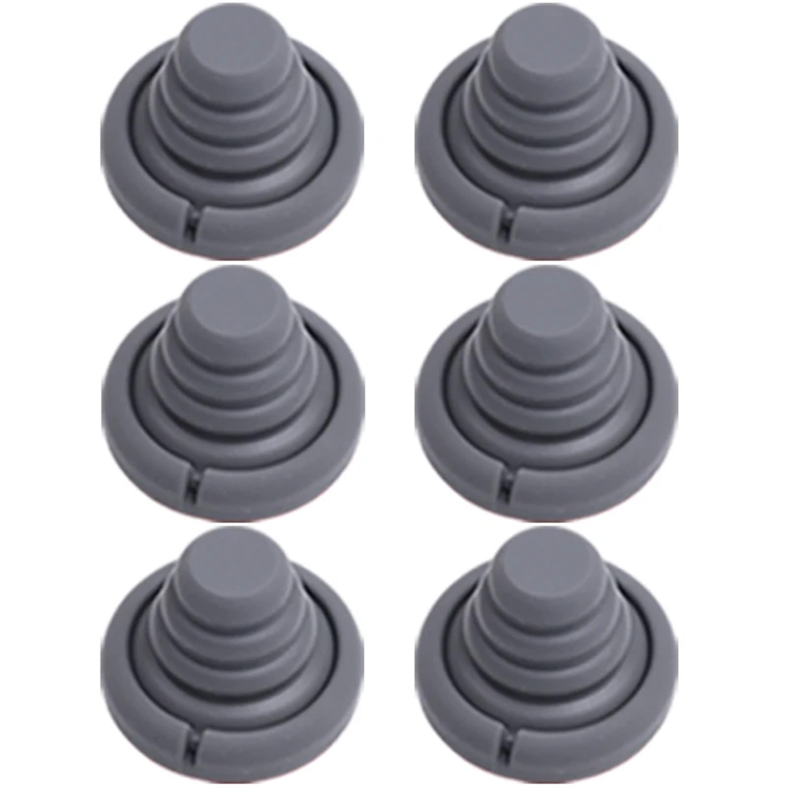 6 STÜCKE Autotür Stoßdämpfer Silikon Pads Anti Shock Pad Autotür Schutz Aufkleber Anti Kollision Dichtung Puffer(Grey(6pcs)) von Chenhj