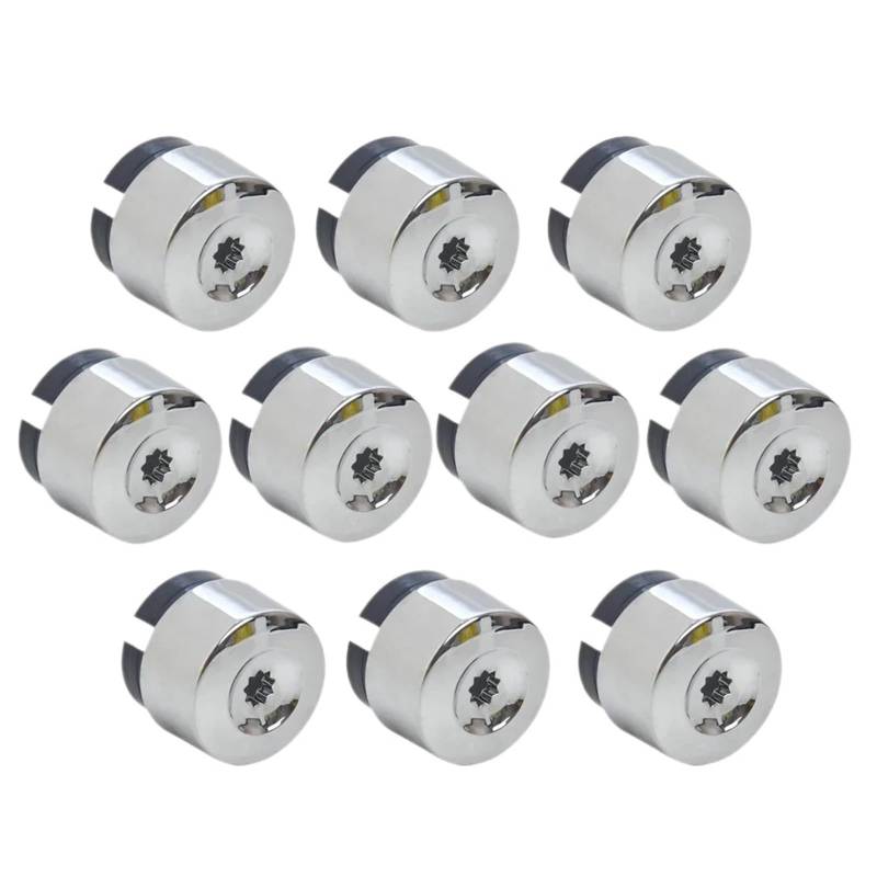 Chrom 10Pcs Auto Radschraube Mutter Kappe Abdeckung7l6 601 173a 2zz von Chenhj