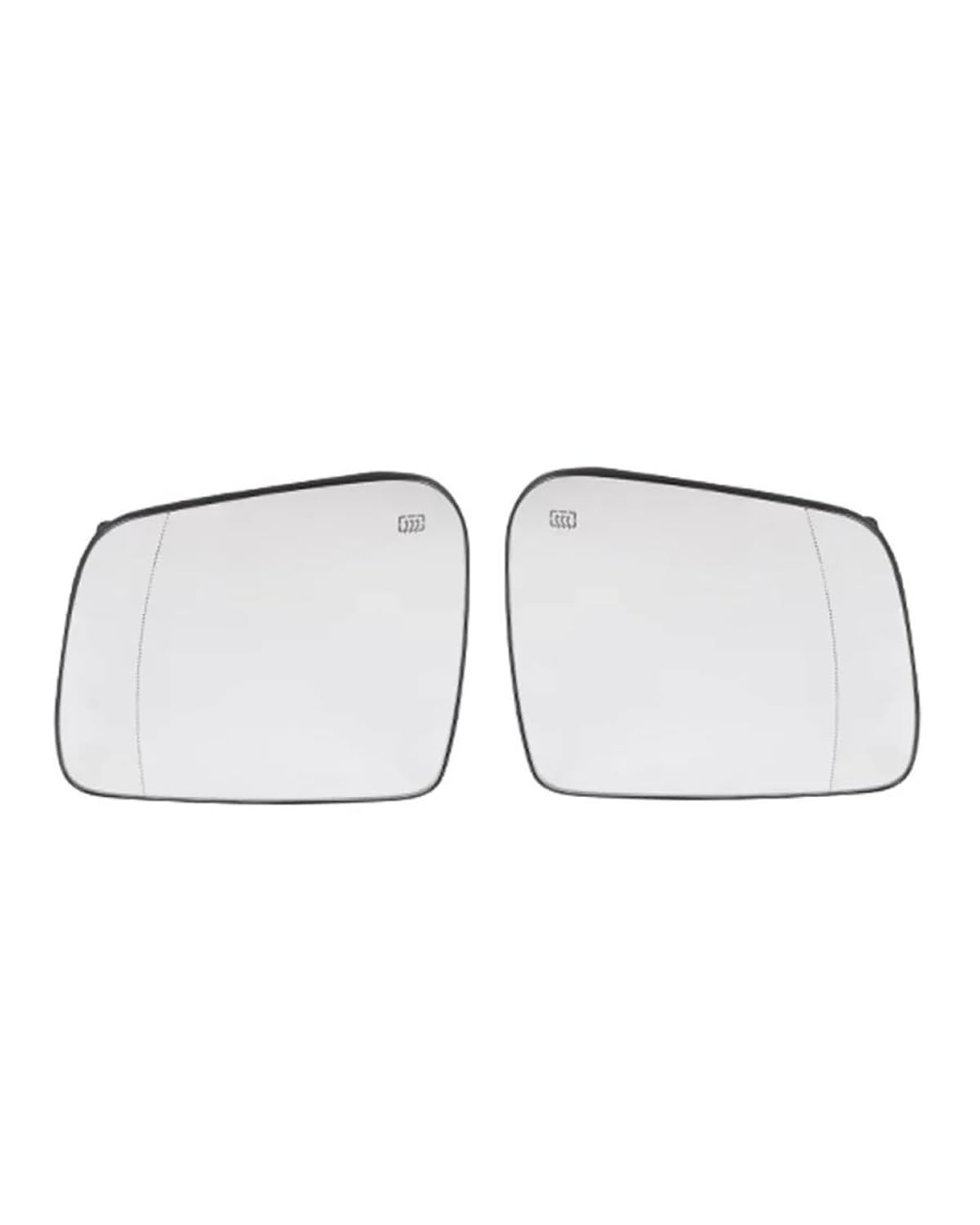 Umkehrlinse Rückfahrglas Spiegel Für Jeep Für Grand Für Cherokee 2014-2021 Rearview Außenspiegel Objektiv Rückspiegel Glas Beheizt 68092051AB 68082636AB Außenspiegel Gla(Left and right) von Chenson