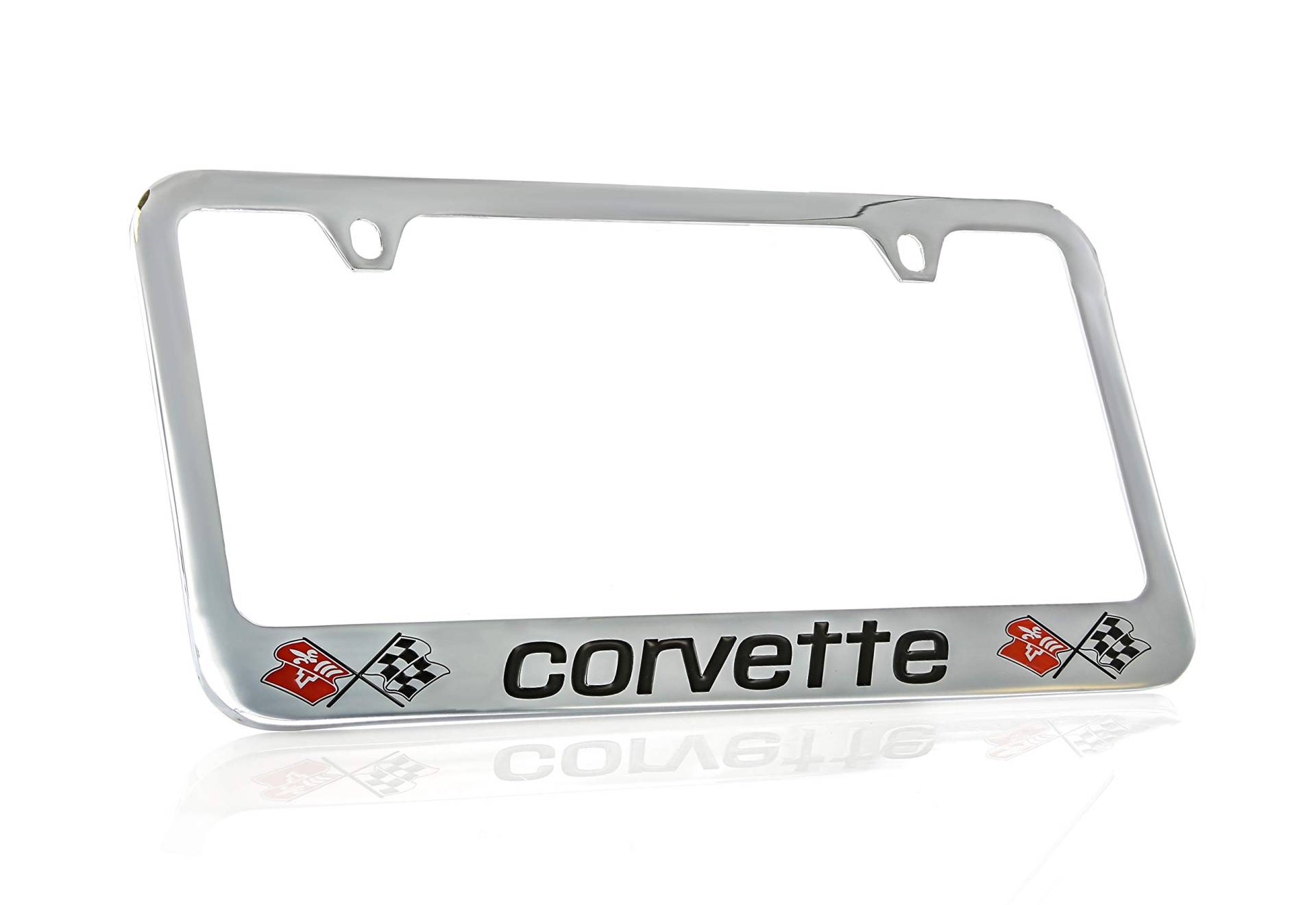 License Frame Inc. Chevrolet Corvette C3 Kennzeichenhalter, verchromt, Metall von Chevrolet