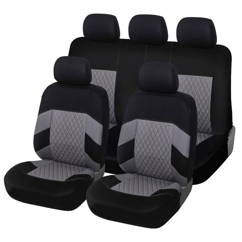 Chifeng Autositzbezüge Universal Autositzschoner Autositzzubehör Komplettset für Seat Ateca Ibiza 6l 6j Leon SC ST 1 2 3 5f mk1 mk2 mk3 Altea XL von Chifeng