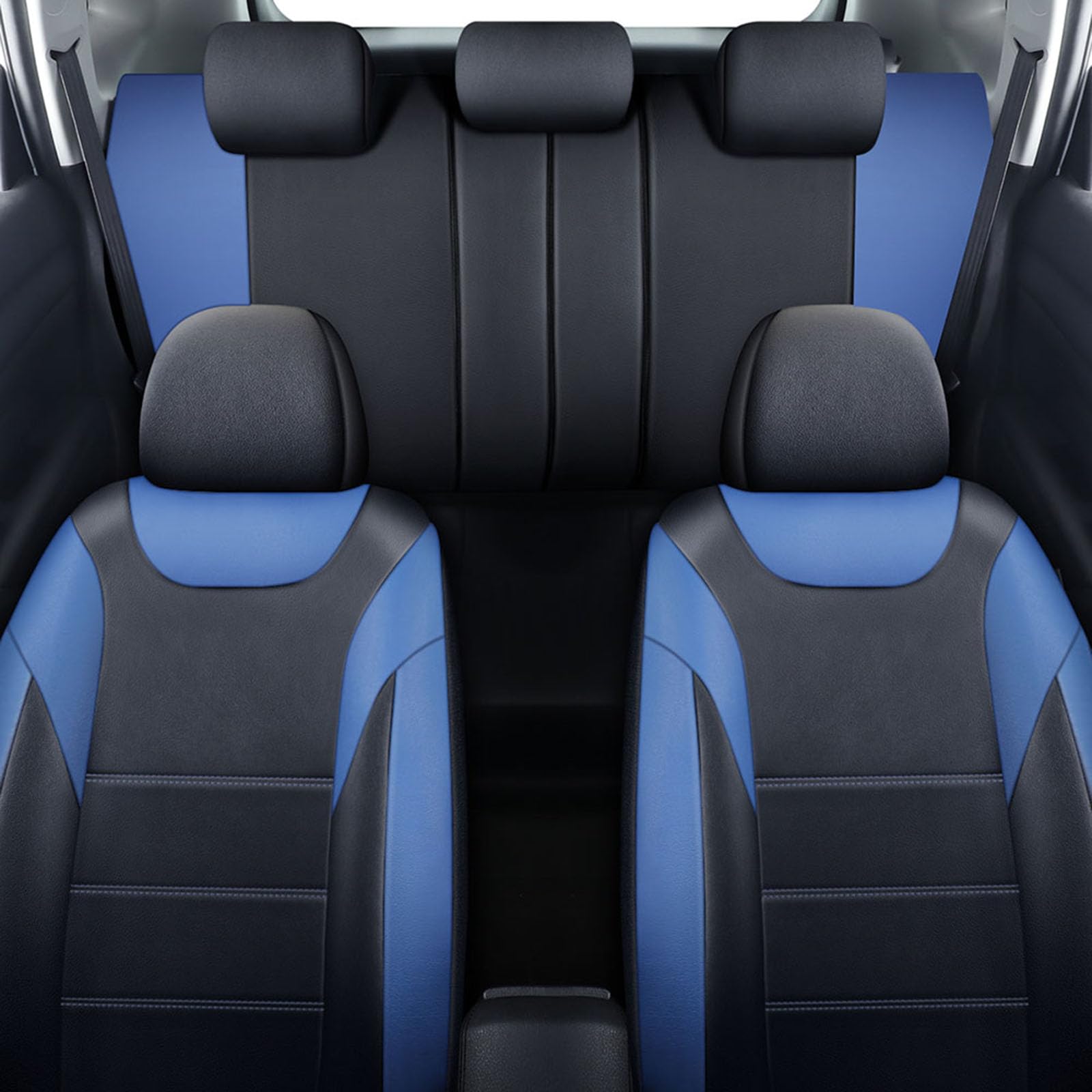 Chifeng Universal pu Leder Auto Sitzbezuge Set Vordere Reihe Rücksitz Schutzabdeckungen Auto Interieur Zubehör für BMW E39 E60 E61 F07 F10 F11 g31 X1 E84 F48 von Chifeng