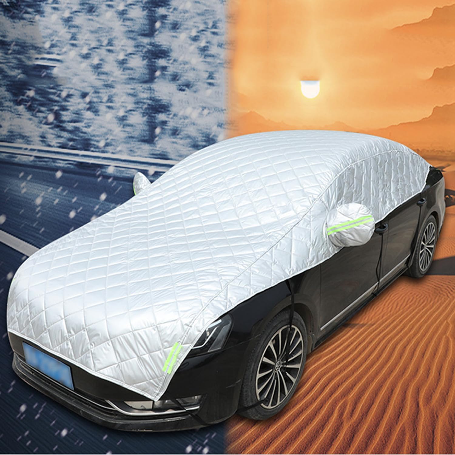 Dicke Hagelsichere Autoabdeckung für 𝖠𝗎𝖽𝗂 RS e-tron GT 2021-2024 Auto-Hagelabdeckung Windschutzscheiben-Hagelschutz,Hagel Beschützer Autoabdeckung Atmungsaktiv Staubdicht von Chihen