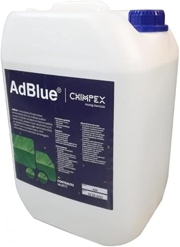 Chimpex AdBlue Kanister 10 Liter Additiv mit Ausgießer Urea Technologie Scr Diesel Euro 4 5 6 von Chimpex