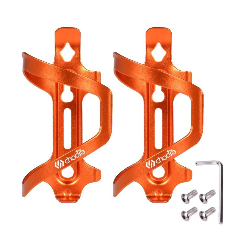 Chooee Fahrrad Flaschenhalter Fahrrad Getränkehalter für rennrad/MTB/Mountainbike Orange von Chooee