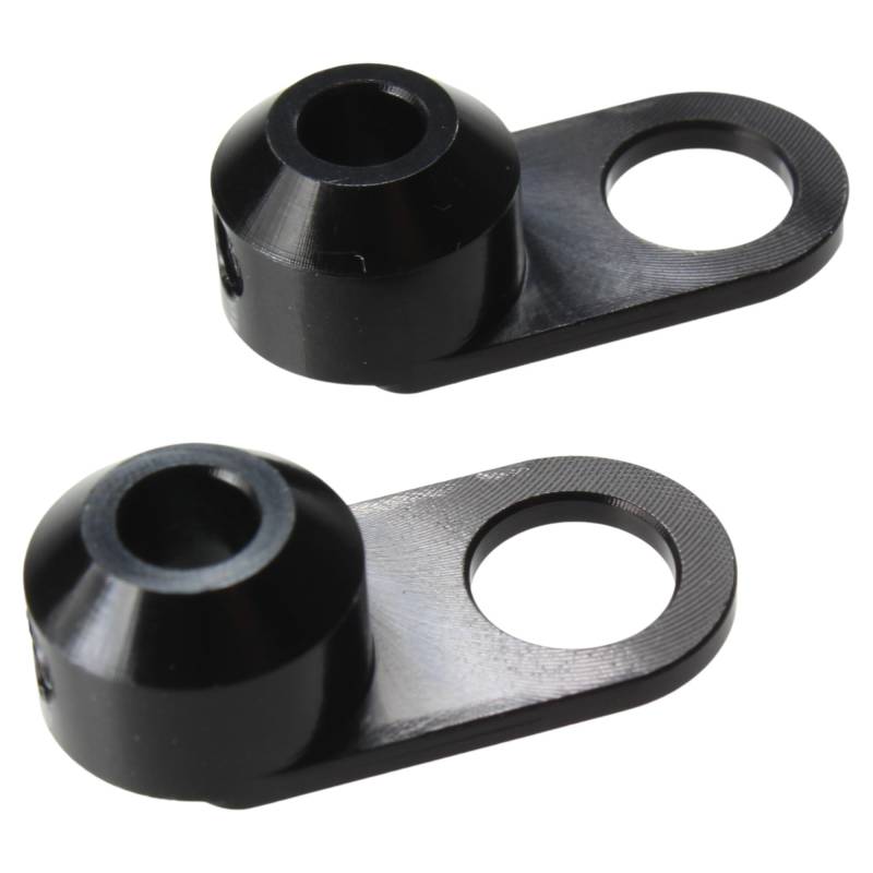 Chopz & Cruiz Blinkerhalter/Blinkeradapter für die Bullet-Atto-Blinker von Kellermann → CNC gefräst → Alu schwarz eloxiert (8 mm Montageloch) von Chopz & Cruiz