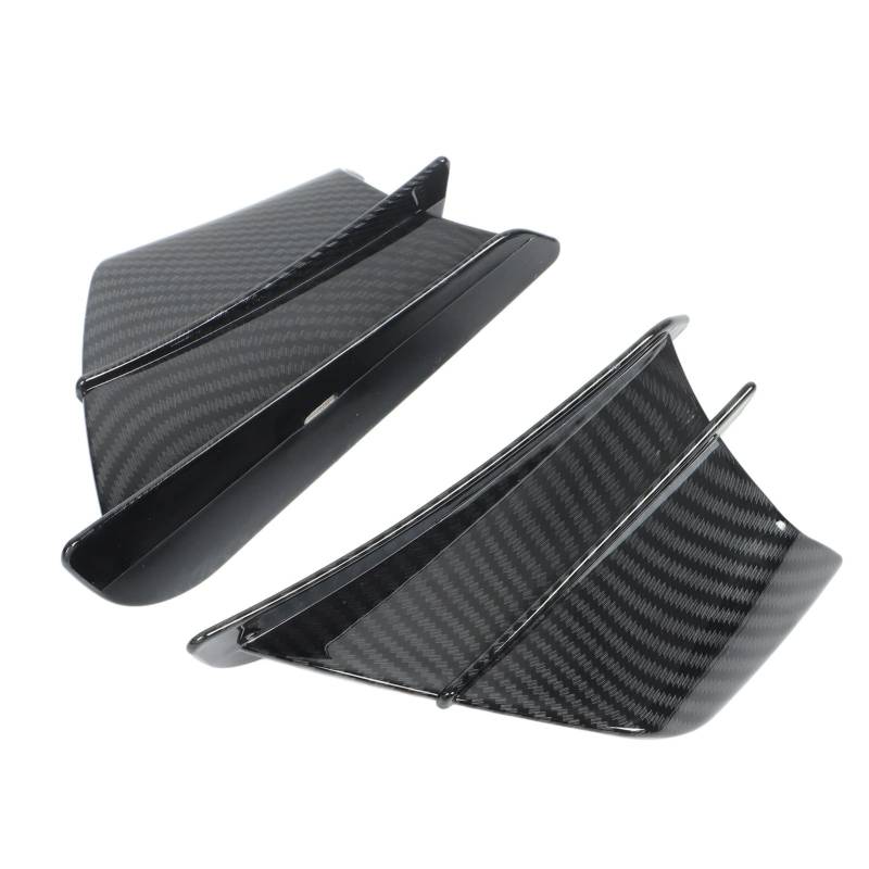 Motorrad Windflügel Universal aerodynamischer Motorrad Flügel Carbon Style Seitenteile Flügel von Chrees