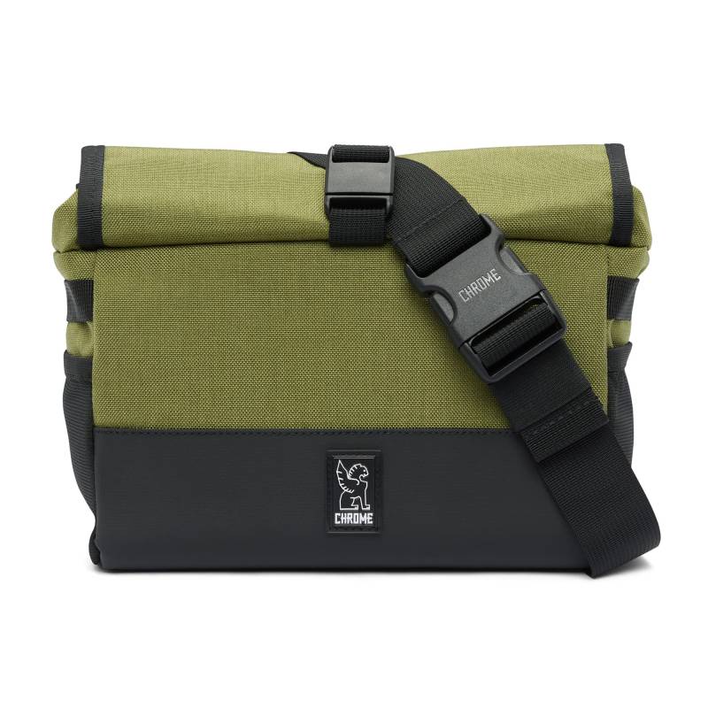 Chrome Doubletrack Bike Bar Bag 5 - Lenkertasche 23 cm olive branch von Chrome