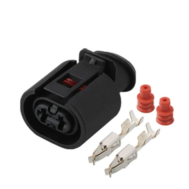 ChunLK 1/5/10/20/50/Sets 2 Pin Way Auto Männlich Weiblich Wasserdicht Sensor Stecker Versiegelt Kabel Stecker DJ70250-3,5-21 6N0927997(2p Female,20 Sets) von ChunLK