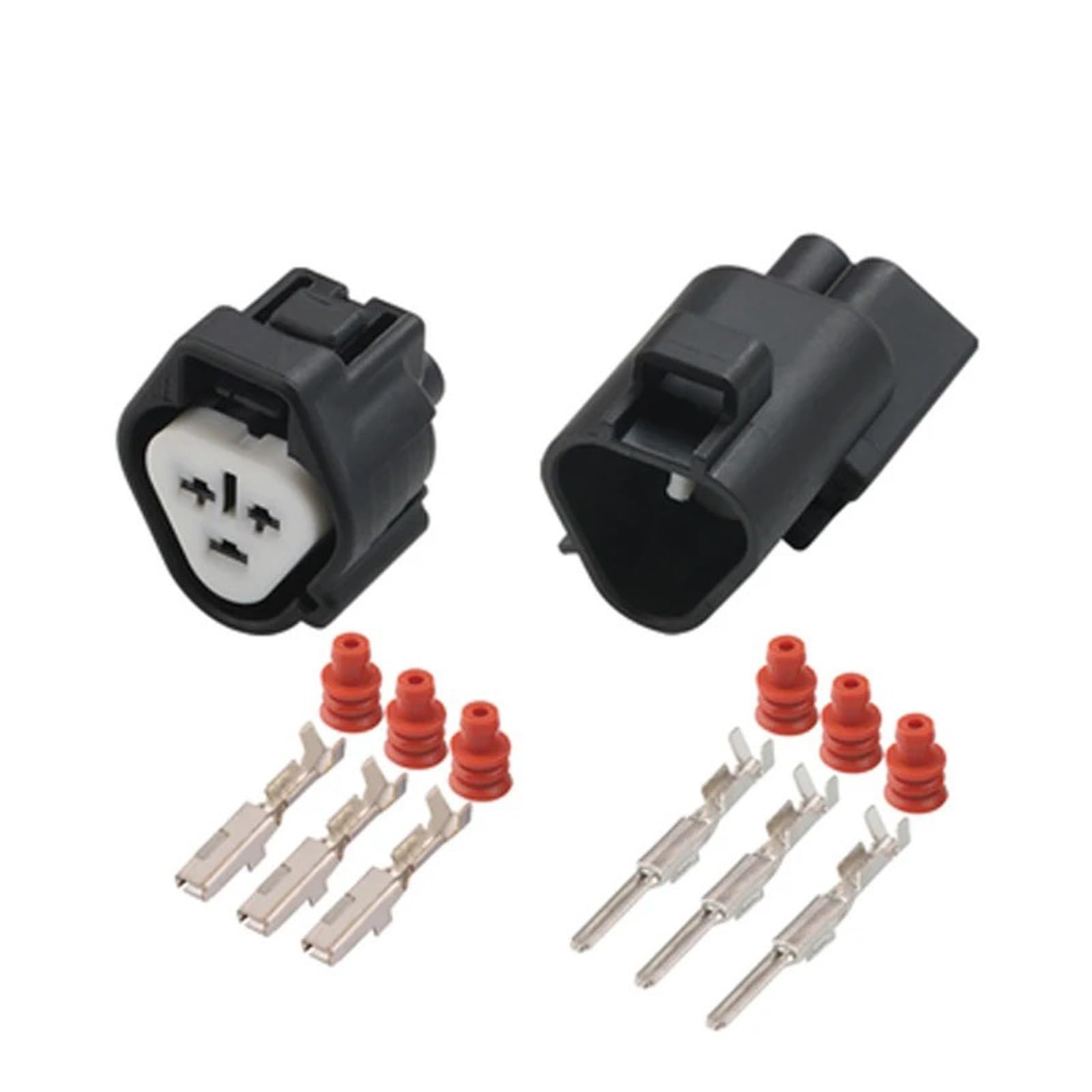 ChunLK 1/5/10/20/50/Sets 3 Pin 2,2mm Männlich Weiblich Wasserdicht Auto Stecker Lgnition Spule Stecker 6188-0099(3p Female Male,10 Sets) von ChunLK