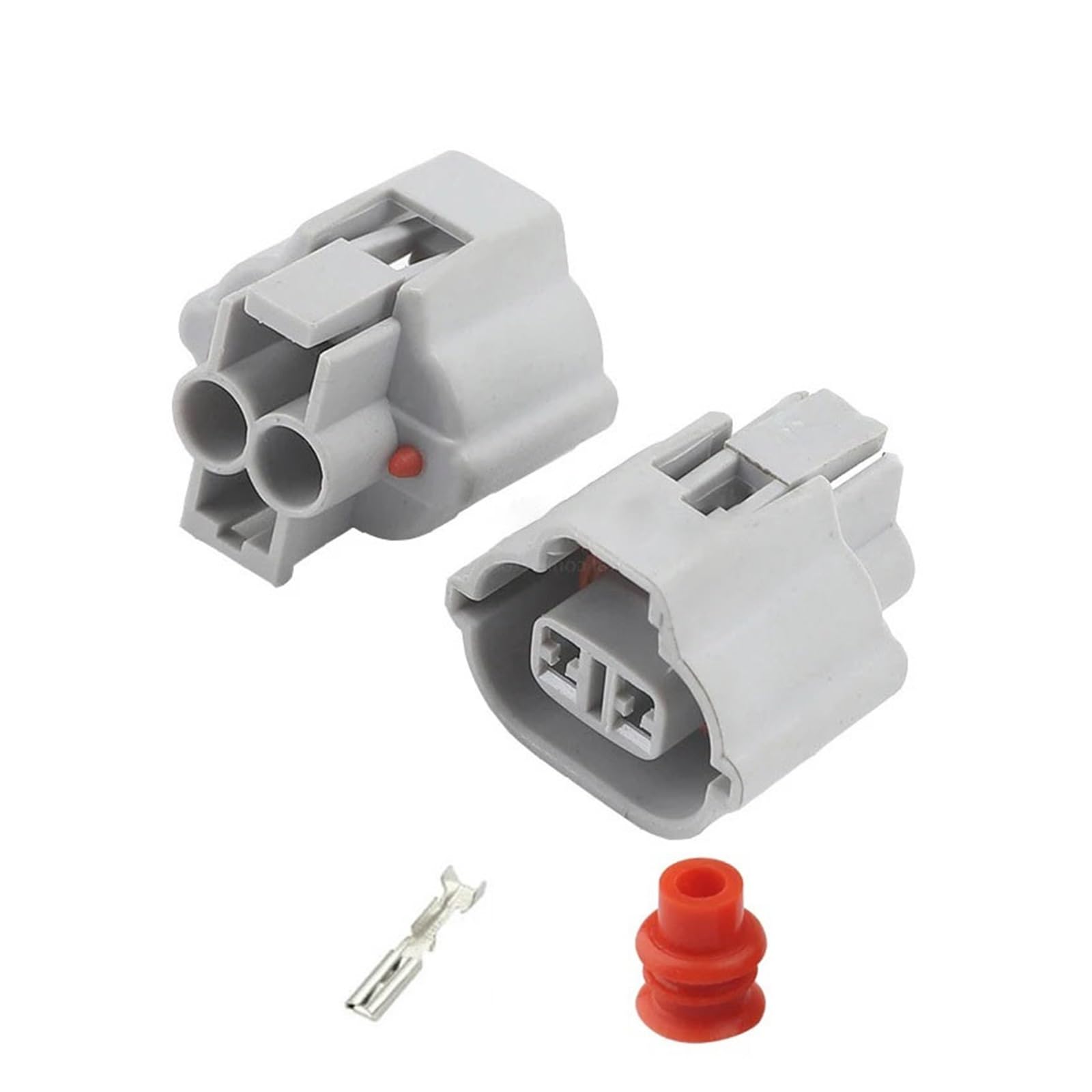 ChunLK 1/5/10/20/50 Sets 2 Pin Automotive Kabelbaum Grau Stecker Versiegelt Serie Gehäuse Sensor Weibliche Stecker 7223-1324 MG640864-5(5 sets) von ChunLK