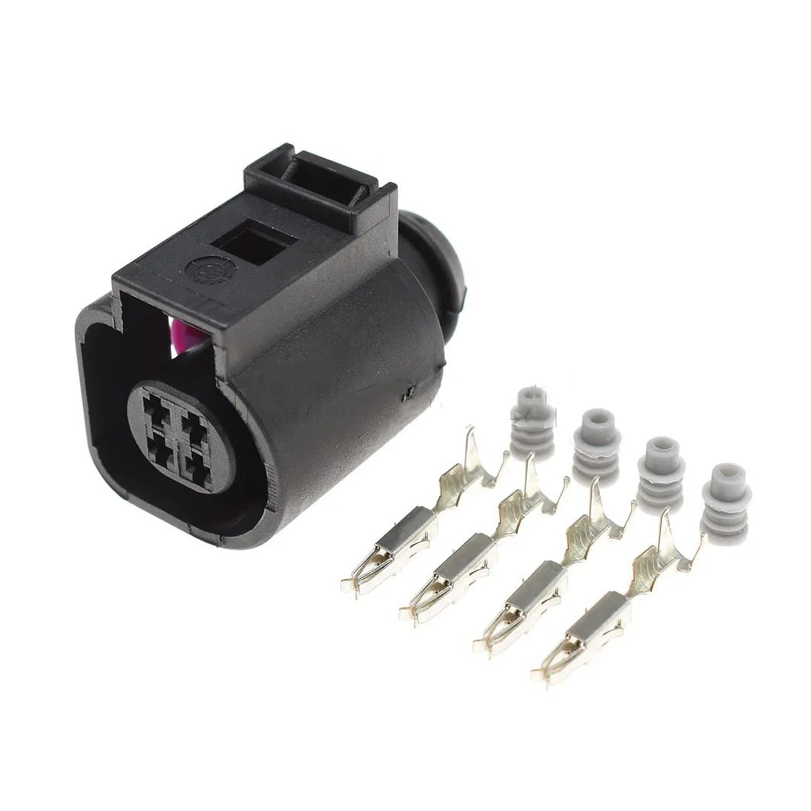 ChunLK 1-20 Kit 4 Loch Männlich Weiblich 1,5mm Wasser Temperatur Sensor 4B0973712 Stecker for 4B0 973 812 4B0973812 4B0 973 712(Female Set,5Sets) von ChunLK