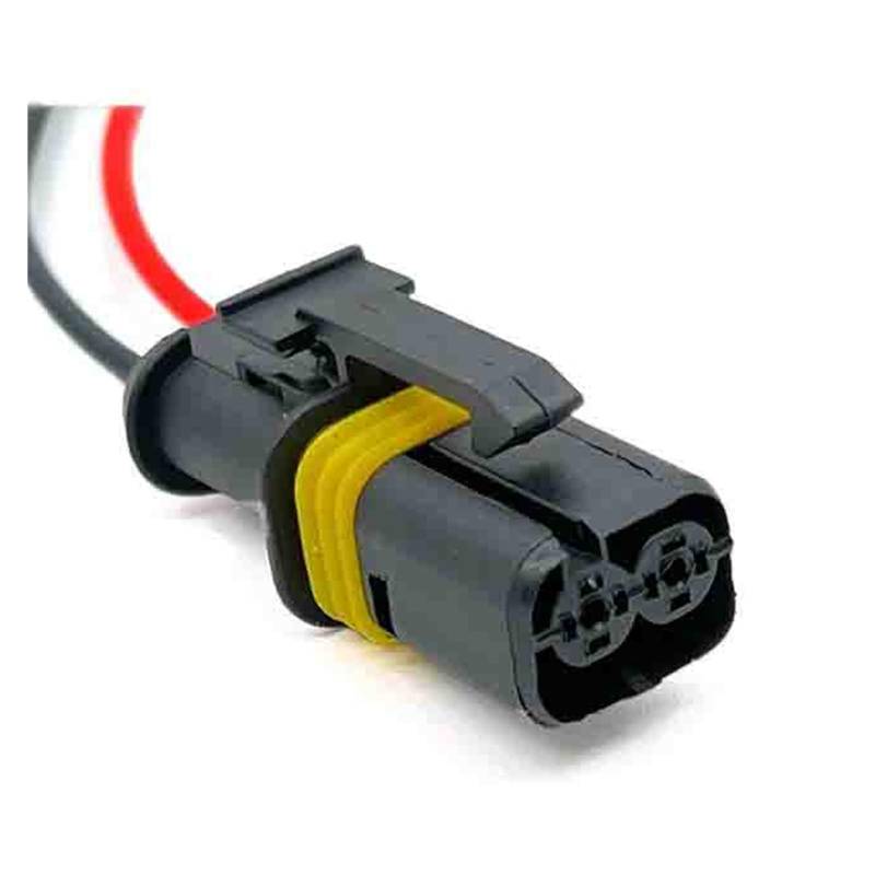 ChunLK 1 Pc 2 Pin Auto Motor Start Relais Stecker Kabelbaum, Auto wasserdichte Buchse 182860000 QG001(1 Pc) von ChunLK