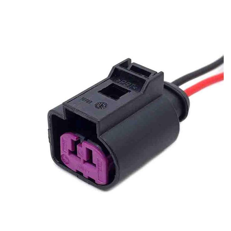 ChunLK 1 Pc 2Pin Auto Motor Lautsprecher Gehäuse Sensor Stecker Kabelbaum Auto wasserdichte Elektronische Stecker 1J0973772(1 Pc) von ChunLK