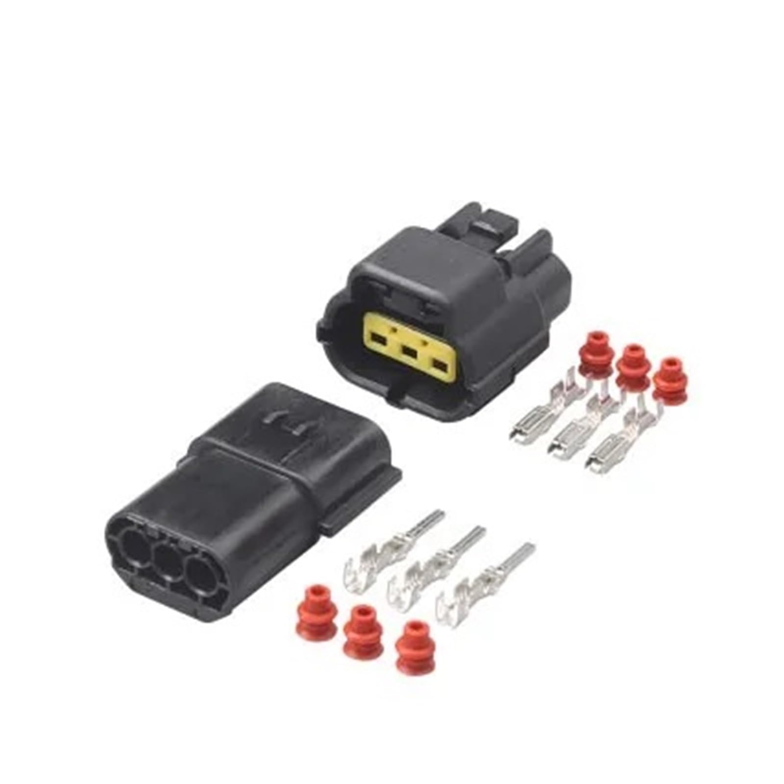 ChunLK 1 Satz 1 2 3 4 6 8 10 12-poliger wasserdichter Stecker und Buchse der AMP-Serie, automatisch versiegelter Elektrosatz for Auto- und LKW-Anschlüsse(3P Female Male) von ChunLK