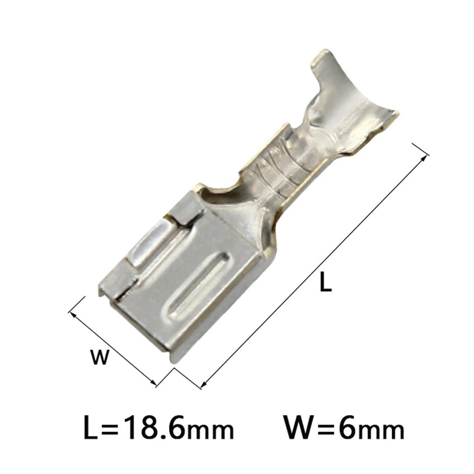 ChunLK 20/50/100/200/Stück 4,8 Serie TE 175090-1 Geeignet for die Verdrahtung von elektronischen Kfz-Lüfterklemmen, Kupferklemmensteckerfeder(20 pcs) von ChunLK