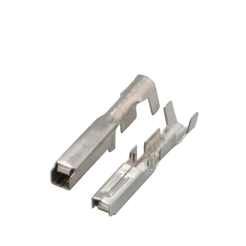 ChunLK 20-200 Stück DJ612-2X0.6A Autoverkabelung Kupferklemme Serie 2.0 Stecker Weiblich Einsteckstift DJ623-2×0.6A Einsteckfeder(Female,100 pcs) von ChunLK