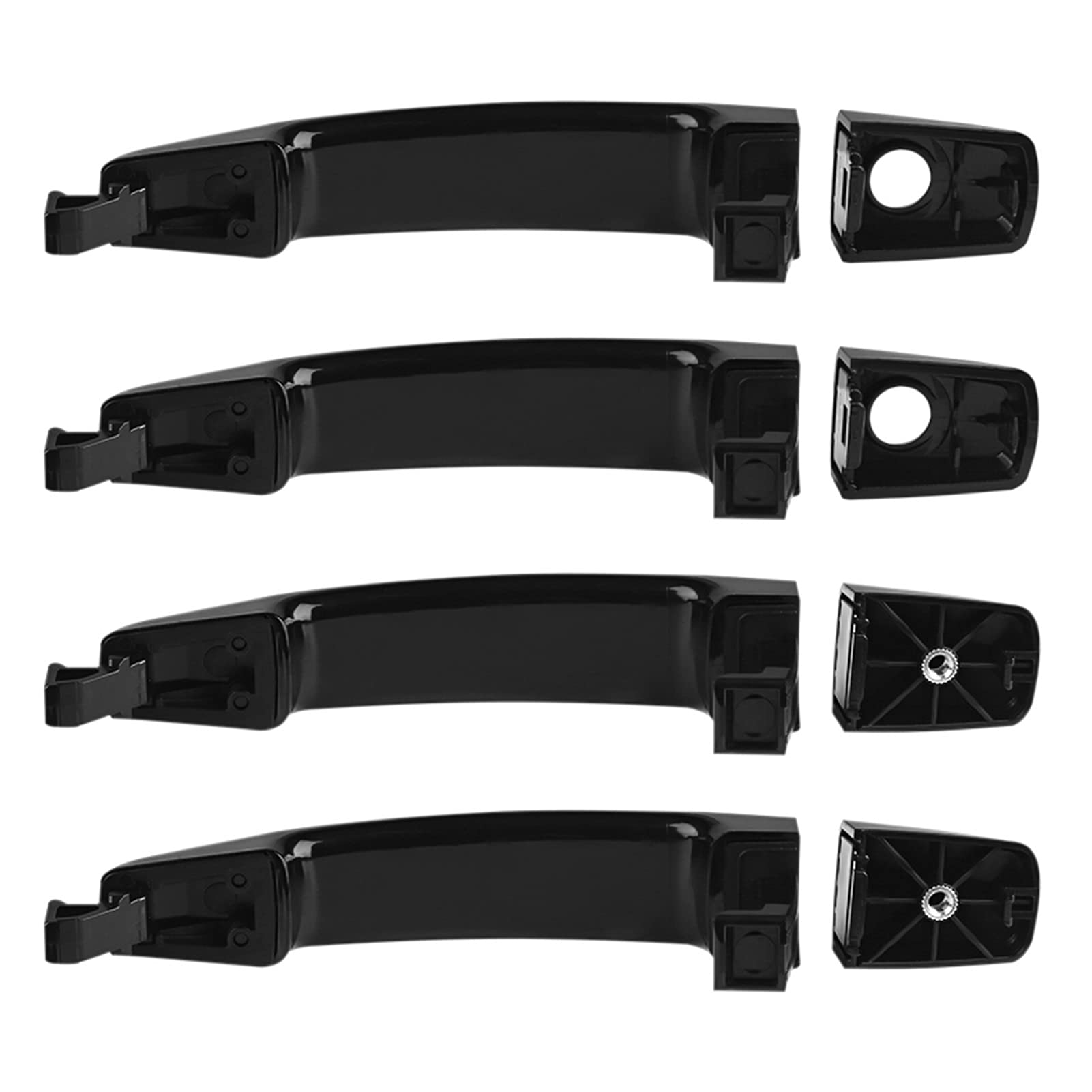 ChunLK 4 PCS Links & Rechts Außen Türgriff Außentür Griff Kompatibel Mit Aveo Captiva Kompatibel Mit Saturn Vue Auto Außen Griff Schüssel von ChunLK