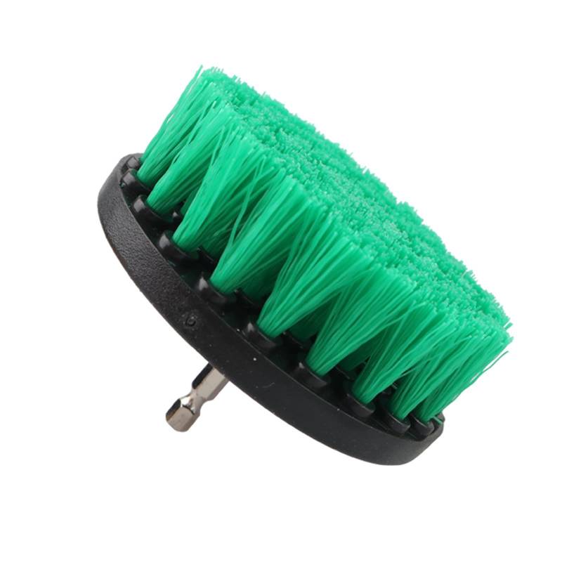 ChunLK 4 Zoll Nylon Power Pinsel Fliesen Bohrer Pinsel for Auto Detaillierung Waschen Küche Bad Polierer Auto Reinigung Werkzeuge Auto Zubehör(Green) von ChunLK