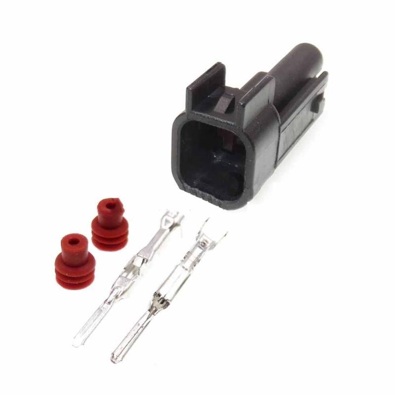 ChunLK 5 Satz 2-Loch-Autokabelbuchsen, 34675-0001 Ersatzadapterteile 34062-0028 Auto-ABS-Sensorstecker(White) von ChunLK