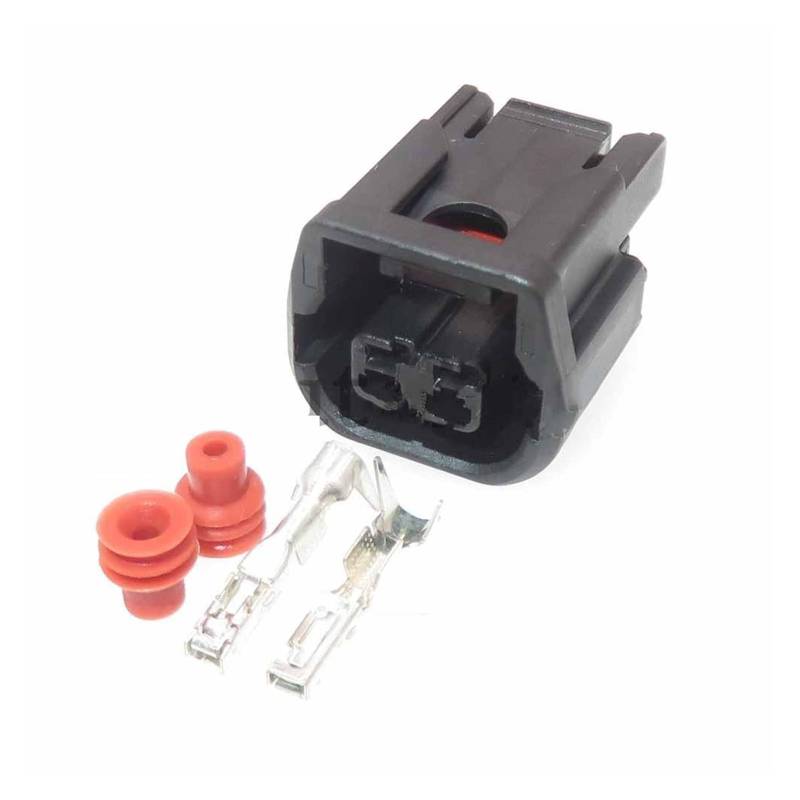 ChunLK 5 Set 2 Hole 6181-6851 6189-7408 Automobile Fog Lamp Wire Cable Sockets Car Plastic Housing Connector(Svart) von ChunLK