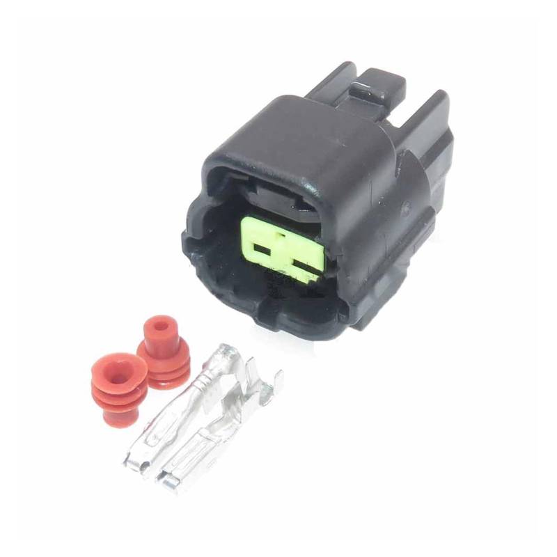 ChunLK 5 Set 2 Loch Auto wasserdichte Steckdose, Auto Zubehör 174352-2 174354-2 Auto Sensor Kabel Stecker(Svart) von ChunLK