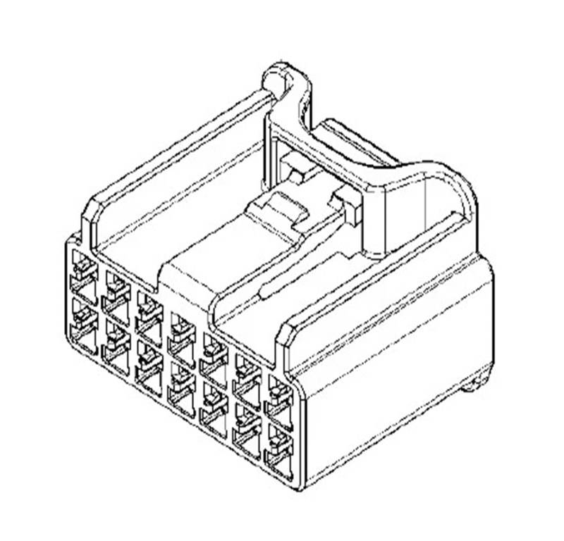 ChunLK 7187-8855 Geeignet for Computer-Rückspiegel-Kabelbaumstecker(5pcs Female) von ChunLK