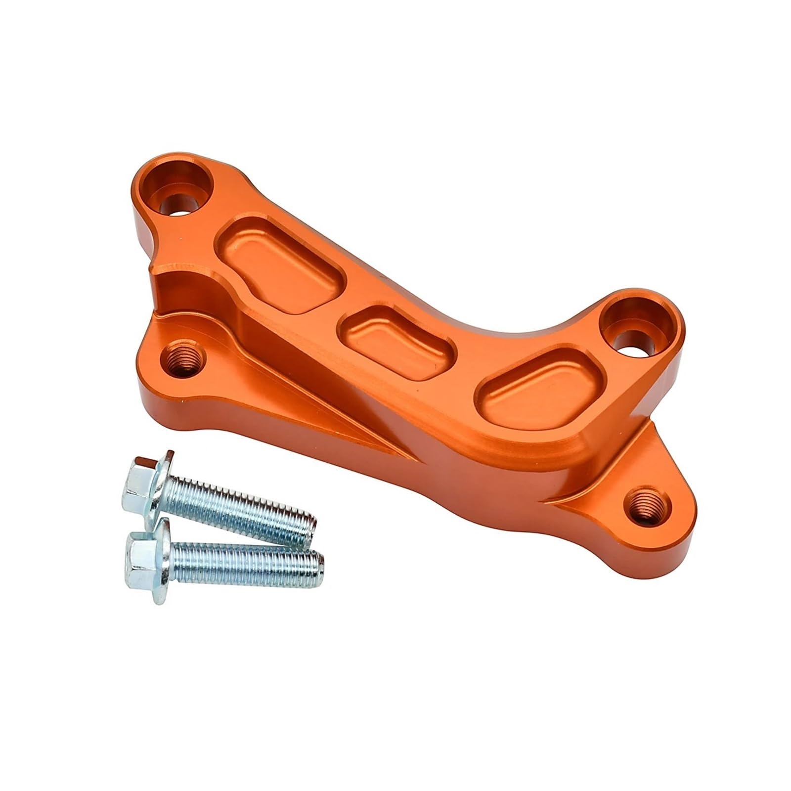 ChunLK Aluminium Legierung Disc Bremse Adapter Sattel Post Mount Halterung Bremssattel Adapter for 320 Motorrad for XCF XCW(320MM Orange) von ChunLK