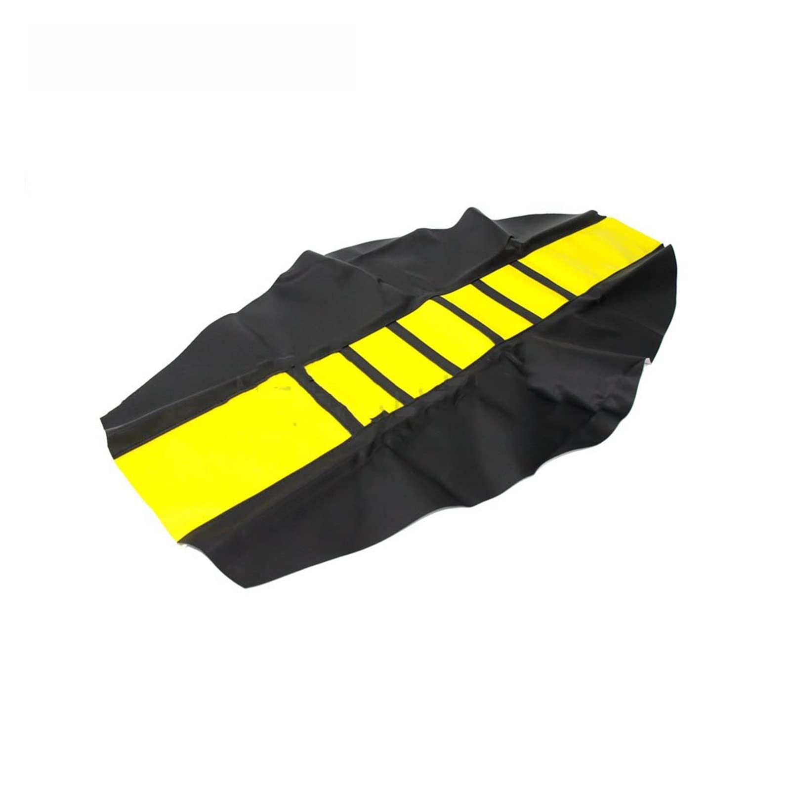 ChunLK Universeller Gerippter weicher Sitzbezug mit Greifer, for EXC SX TE FE CR KX KXF RM RMZ YZF WRF Enduro Motocross(Black yellow) von ChunLK
