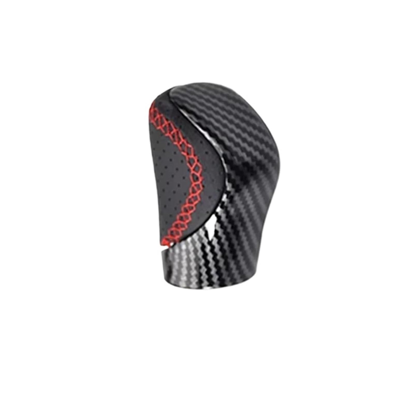 Auto Schalthebel Für Lexus Für Gx-300h Rc-300 Rx-350 2015 2016-2021 Shift Kopf Schalthebel Handball Innen Automotive Zubehör Schaltknauf Knauf(Red line Carbonfiber) von Chwqfuhf