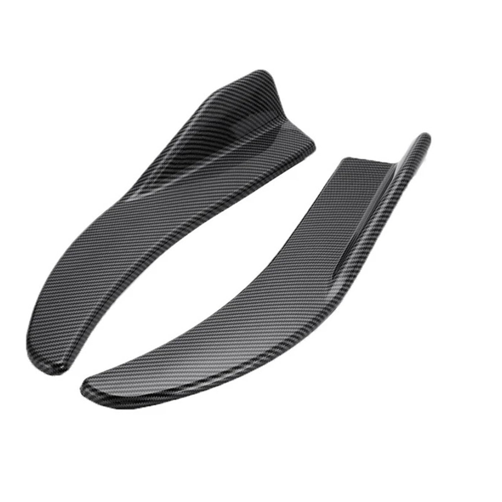 Auto Seitenschweller 1 Paar Auto-Stoßstangenspoiler Vorne Und Hinten, Antikollisions-Universal-Auto-Seitenschweller Auto Seitenschürze(Carbon fiber) von Chwqfuhf