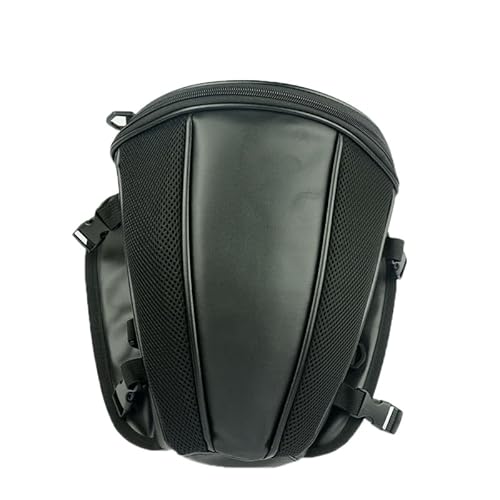 CiCixixi Motorrad Hecktasche Multifunktionale PU Leder Motorrad Rücksitz Satteltasche,Outdoor Sport Motorrad Rücksitz Leichter Tankrucksack Werkzeug Tragetasche mit Schultergurt von CiCixixi