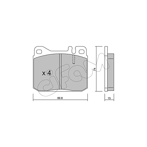 CIFAM 822-011-0 Bremsbeläge von Autoteile Gocht