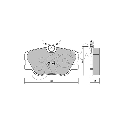 CIFAM 822-061-0 Bremsbeläge von Autoteile Gocht