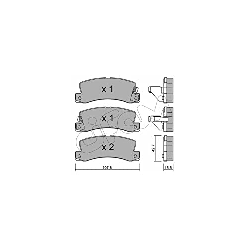 CIFAM 822-161-0 Bremsbeläge von Autoteile Gocht