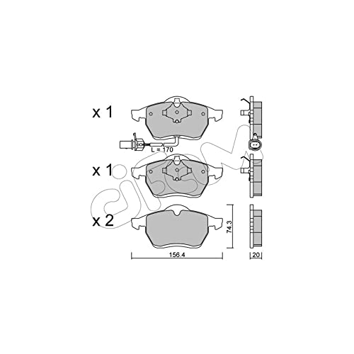 CIFAM 822-279-1 Bremsbeläge von Autoteile Gocht