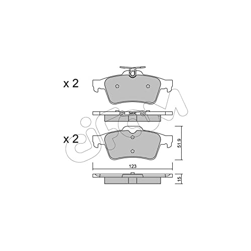 CIFAM 822-337-3 Bremsbeläge von Autoteile Gocht