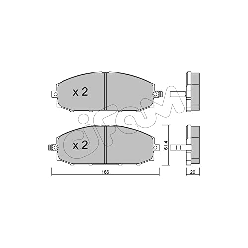 CIFAM 822-407-0 Bremsbeläge von Autoteile Gocht