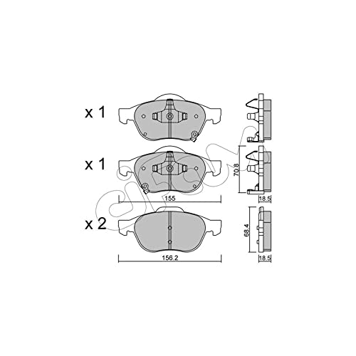 CIFAM 822-448-0 Bremsbeläge von Autoteile Gocht