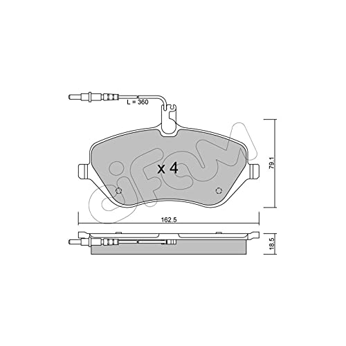 CIFAM 822-601-0 Bremsbeläge von CIFAM