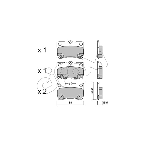 CIFAM 822-761-0 Bremsbeläge von Cifam