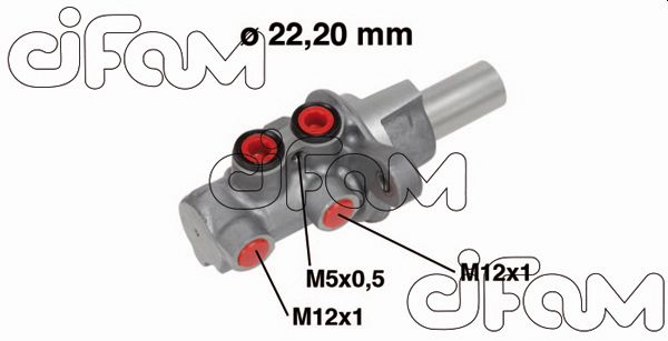 Hauptbremszylinder Cifam 202-686 von Cifam