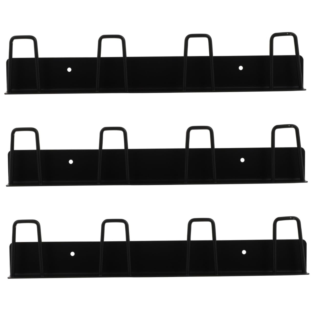 Ciieeo 3st Kein Stanzbecherhalter Kaffeetasse Wand Wäscheständer Tassentrockner Tassen-Organizer Zur Wandmontage Umgedrehter Tassen-Organizer Getränkehalter Flaschentrockner Black Eisen von Ciieeo